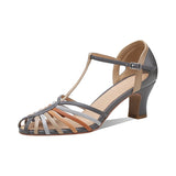 New Summer Women Sandals Party Prom Wedding Pumps Genuine Leather Thin Strap High Heels Fashion Sexy Concise Shoes Woman