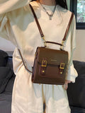 New Fashion Luxury Designer Backpack Summer Casual Versatile Vintage Classic Shoulder Bags For Women High Quality Leather Purses