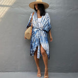 woloong New Summer Women Boho Maxi Dress Summer Sexy Hollow Dresses Beach Cover Up Female Robe Dress Bikini Cover-ups Clothing Gift