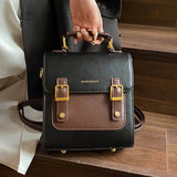 New Fashion Luxury Designer Backpack Summer Casual Versatile Vintage Classic Shoulder Bags For Women High Quality Leather Purses
