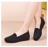 New Mesh Breathable Sneakers Women Breathable Light Slip on Flat Casual Shoes Ladies Loafers Socks Shoes Women Zapatillas Mujer