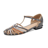 New Summer Women Sandals Party Prom Wedding Pumps Genuine Leather Thin Strap High Heels Fashion Sexy Concise Shoes Woman