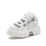 Autumn and winter new women's shoes fashion british Street style Lace up design knight Martin locomotive short boots 41-45