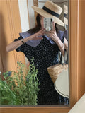 goosudu Fashion Ruffle Floral Summer Dress Women Korean Ladies Chic Dresses Elegant Woman Dress New