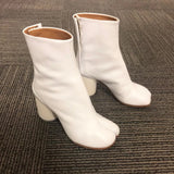 goosudu Luxury Brand Designer Split Toe Ankle Boots New Fashion Chunky Round High Heels Women Boots Winter Tabi Shoes Short Boots