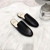 woloong  Half Slippers Women Summer Wear Muller Shoes  New Flat Sandals