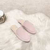 woloong  Half Slippers Women Summer Wear Muller Shoes  New Flat Sandals