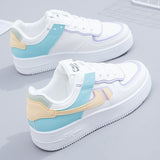 New Spring Women Sneakers White Tennis Women Shoes Canvas Slip on Female Row Shoes Platform Flats Casual Ladies Vulcanize Shoes