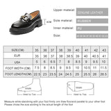 woloong Female Penny Shoes Spring  New Genuine Leather Ladies Lazy Shoes Student Platform Slip-On Loafers For Women