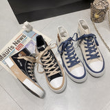 goosudu Spring Summer Fashion New Bear Women Canvas Shoes High-top Canvas Shoes Lace Up Casual Sneakers Female Off White Shoes