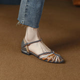 New Summer Women Sandals Party Prom Wedding Pumps Genuine Leather Thin Strap High Heels Fashion Sexy Concise Shoes Woman