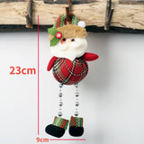 Elk Santa Dolls Christmas Pendants Merry Christmas Pendants Hanging Ornaments Xmas Party New Year Decorations Navidad Noel