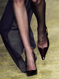 Pointed Thin Heel Sexy Fashion Show High Heel Sandals  New One Line Buckle Strap European American Size 34-43 Women's Shoes