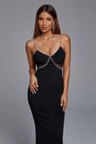 goosudu Sagia Diamond Maxi Bandage Dress