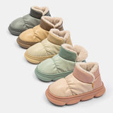 New Waterproof Snow Boots for Women Super Warm Plush Platform Ankle Boots Woman Winter Pu Leather Cotton Padded Shoes Mujer