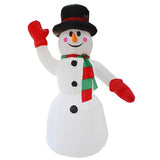 Giant Inflatable Snowman Christmas Decor Night Light Outdoor Toy with LED Light Quick Air Inflated New Year Party Yard Xmas Gift