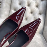 Pointed Thin Heel Sexy Fashion Show High Heel Sandals  New One Line Buckle Strap European American Size 34-43 Women's Shoes