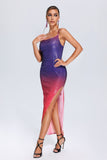 goosudu Serren Gradient Sequin Dress