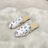 woloong  Half Slippers Women Summer Wear Muller Shoes  New Flat Sandals