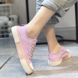 goosudu Spring Summer Fashion New Bear Women Canvas Shoes High-top Canvas Shoes Lace Up Casual Sneakers Female Off White Shoes