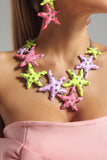 goosudu Sienna Starfish Diamante Necklace