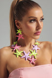 goosudu Sienna Starfish Diamante Necklace