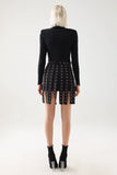 goosudu Whetu Stripes Mini Skirt