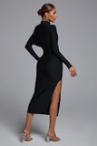 goosudu Zalca Cutout Maxi Bandage Dress