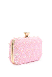 goosudu Zoey Sequins Pearls Clutch