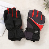 AirXing Ski Gloves - Waterproof, Non-Slip, Thickened for Winter Sports & Outdoor Activities, One Size Fits Most, Blue