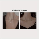 Minimalist Style Tiny Cross Pendant Necklace, Silver Color Neck Jewelry Gift For Women