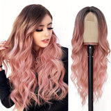 Lady Wig With Bangs, 26 Inch Long Wig Lady, Sand Blonde Wavy Wig, Heat Resistant Synthetic Wig, Suitable For Everyday Party Use
