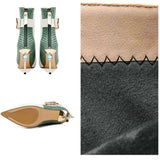 Autumn And Winter New European Fashion Short Pointed Back Zipper Stiletto High Heel Boots Women Kq8