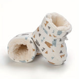 Cartoon Character Boots - Ultra-Soft Fleece Lining for Ultimate Comfort, Warm and Snug Design, Perfect for Indoor Walking and Playtime - Specially Designed for Baby Boys, Ideal for Autumn and Winter Seasons