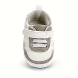 Baby Boy's Casual Sneakers - Non-Slip, Easy Wear with Hook & Loop, Comfy & Trendy for Everyday