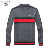 Men's Fashion Designer Sweater Long Sleeve Sweater Casual Style Retro Embroidery Knitwear Autumn and Winter Men's Round Neck Sweater Pullover