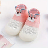 Newborn Infant Baby Toddler Boys Girls Cartoon Breathable Lightweight Sock Shoes For Spring And Summer