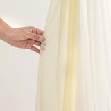 1-Panel Wedding Arch Draping Fabric Curtain - Colorful, Sheer, 26" x 197" Backdrop Curtain for Wedding Ceremony, Party, Ceiling Decor, and Home Decor