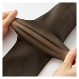 Cozy Fleece-Lined High Waist Tights for Women - Warm, Stretchy Pantyhose Leggings, Machine Washable