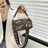 19*11*6.5cm Fi Luxury Women Bags Designer Crossbody Shoulder Purses Handbag Women Clutch Travel Tote Bag w4nr#