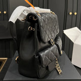 Designer Backpack C Bag Designer Bag Backpack Luxury Bag Women Bag Back Bag Classic Diamond Stripe Bag Hobo Bag Chain Fashion Shopping Wallet Real Leather