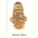 Honey Blonde Lace Front Wig Human Hair 27# Colored Human Hair Lace Front Wigs 13x6 Body Wave Glueless Lace Front Wigs Human Hair 180% Density 22 26 28 30 32Inch