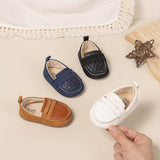 Kids' Gentleman Casual Loafers - Comfortable & Lightweight for Parties and Performances, Slip-On, Faux Leather with Fabric Lining