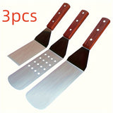 A Set of Kitchen Shovels, Frying Shovels, Teppanyaki Shovels, Cooking Shovels, Selected Materials, Smooth Edges, Thickened Materials, Strong And Durable, Easy to Clean, Strong And Tough, Mirror Polished, a Good Helper in The Home Kitchen