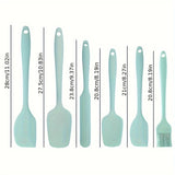 5/6pcs, Silicone Spatula Set, Food Grade Cake Cream Scrapers And Oil Brush, Baking Tools, Kitchen Gadgets, Kitchen Accessories