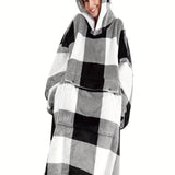 Blanket Hoodie Women & Men, Premium Sherpa Fleece Oversized Hoodie Blanket, Wearable Blanket Hoodie Birthday Gifts