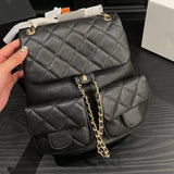 Designer Backpack C Bag Designer Bag Backpack Luxury Bag Women Bag Back Bag Classic Diamond Stripe Bag Hobo Bag Chain Fashion Shopping Wallet Real Leather