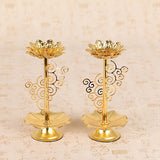 1pc Lotus Flower Candlestick Holder - Elegant Festival Decor for Spring, New Year & Holidays - Seasonal Accent for Ambient Lighting & Home Styling - Unique Gift Idea