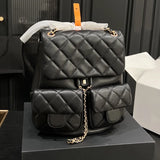 Designer Backpack C Bag Designer Bag Backpack Luxury Bag Women Bag Back Bag Classic Diamond Stripe Bag Hobo Bag Chain Fashion Shopping Wallet Real Leather