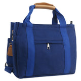 Large Canvas Tote Bag with Multiple Pockets for Women & Men, Cute Crossbody Shoulder Bag Casual Hobo Messenger Purse Handbag